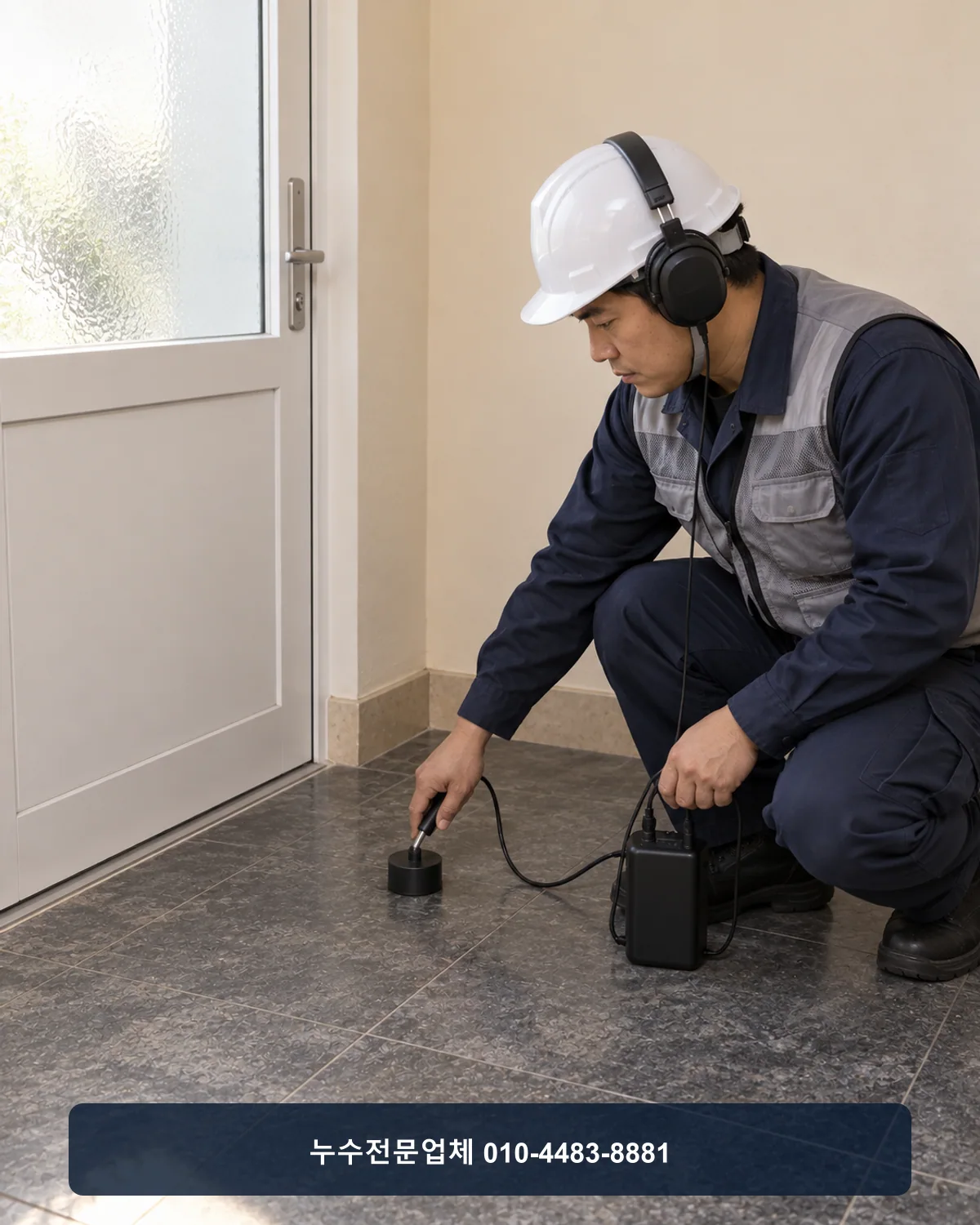 수도배관 정밀 누수탐지·공사 현장 점검